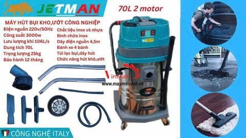 Máy Hút Bụi Jetman 70L 3000W HB70