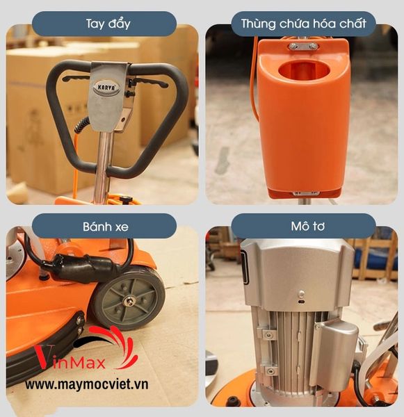Máy mài sàn tạ công nghiệp Karva KVG-17F