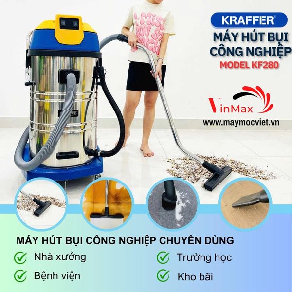 Máy Hút Bụi Công Nghiệp Kraffer KF280
