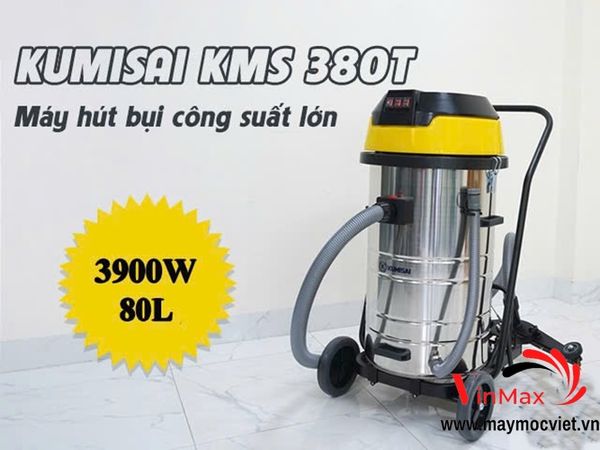 Máy hút bụi công nghiệp Kumisai KMS380T