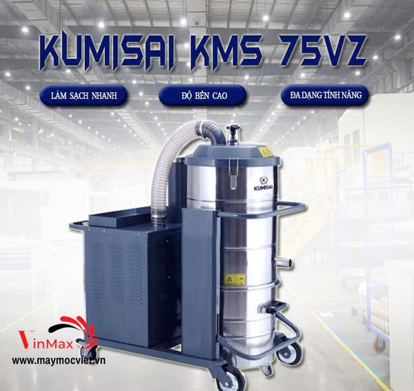 Máy hút bụi 3 pha Kumisai KMS 75VZ