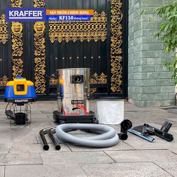 Máy hút bụi công nghiệp KRAFFER KF130 (inox)
