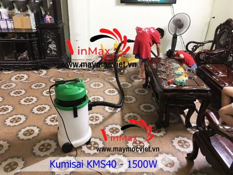 Máy hút bụi công nghiệp thùng nhựa Kumisai KMS40