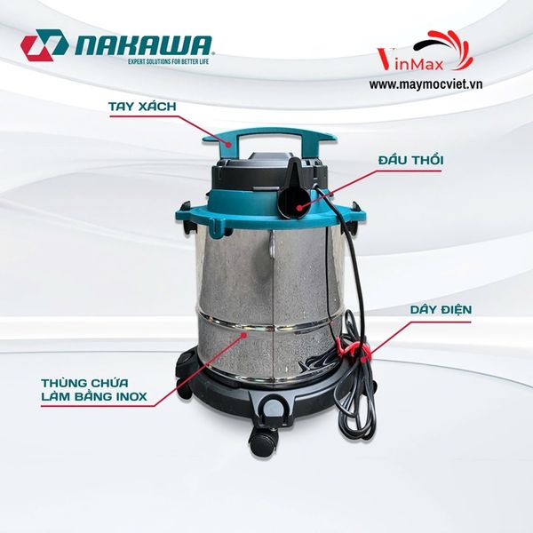 Máy hút bụi công nghiệp NAKAWA NK-HB18L