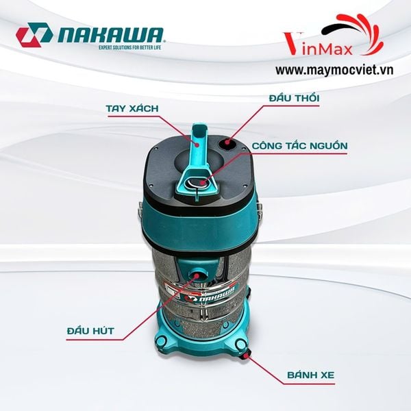Máy hút bụi công nghiệp NAKAWA NK-HB30L