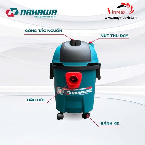 Máy hút bụi công nghiệp NAKAWA NK-HB15PLUS