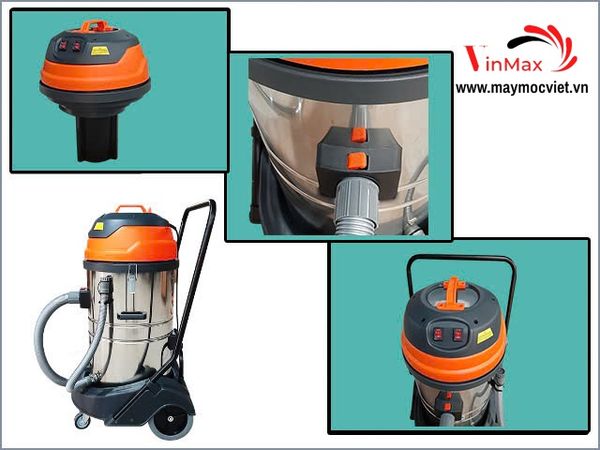 Máy hút bụi công nghiệp nhà xưởng Palada PD70