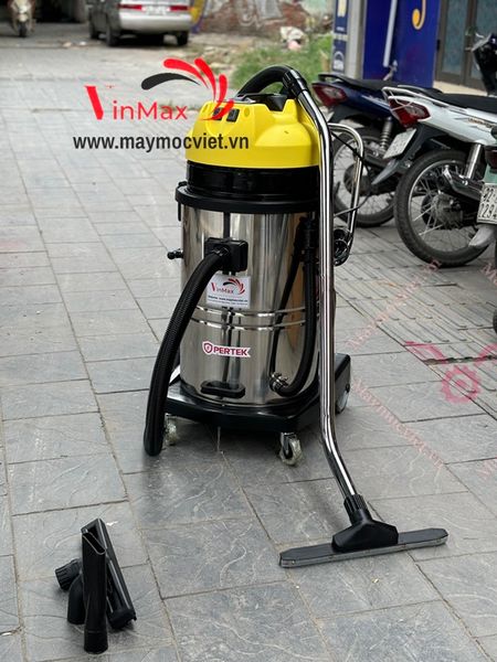 Máy hút bụi công nghiệp Pertek PT70H 3000W- 2 motor 2 lọc