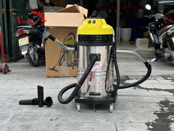 Máy hút bụi công nghiệp Pertek PT70H 3000W- 2 motor 2 lọc