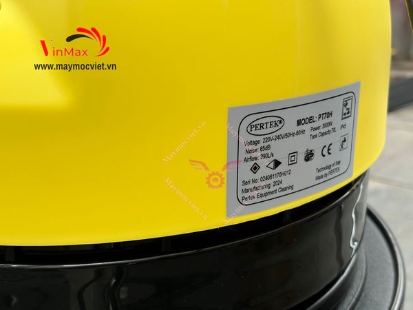 Máy hút bụi công nghiệp Pertek PT70H 3000W- 2 motor 2 lọc