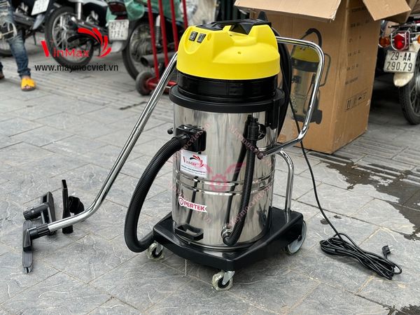 Máy hút bụi công nghiệp Pertek PT70H 3000W- 2 motor 2 lọc