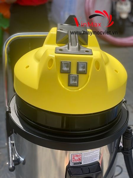 Máy hút bụi công nghiệp Pertek PT80H 4500W- 3 motor 2 lõi lọc