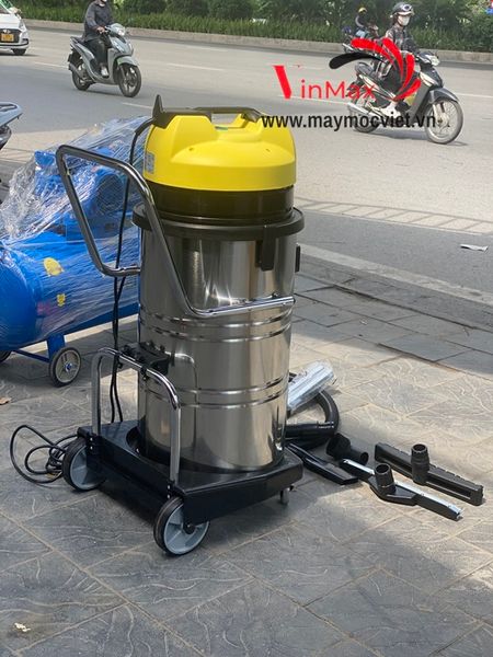 Máy hút bụi công nghiệp Pertek PT80H 4500W- 3 motor 2 lõi lọc