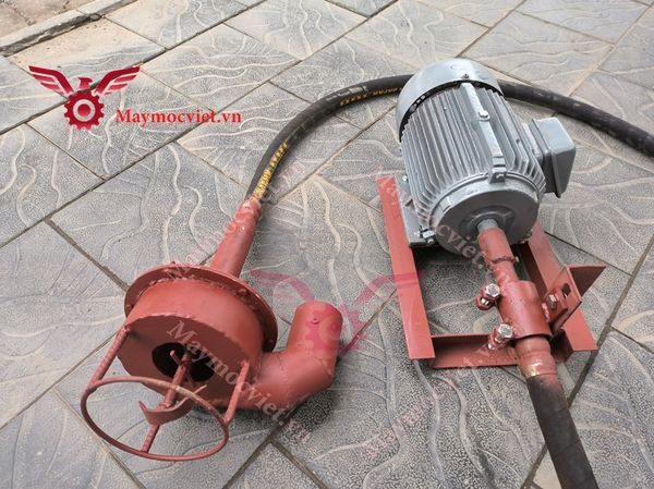 Máy hút bùn dây mềm 3 mét động cơ 3kw 1 pha Turbo TBH33
