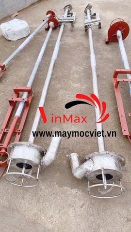 Máy hút bùn cát chất thải biogas , máy hút bùn ao VMH22 inox- thép