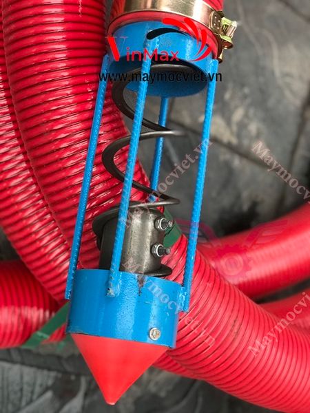 Máy hút nông sản, máy hút ngô thóc lúa, cà phê cáp mềm 9m motor 3kw Vinmax VMH9000