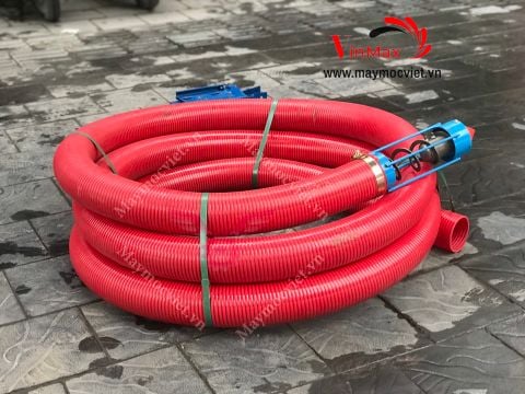 Máy hút nông sản, máy hút ngô thóc lúa, cà phê cáp mềm 9m motor 3kw Vinmax VMH9000