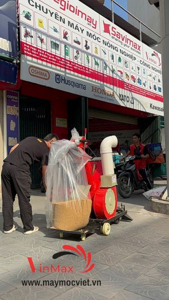 Máy hút hạt đóng bao tự hành Turbo TBH170