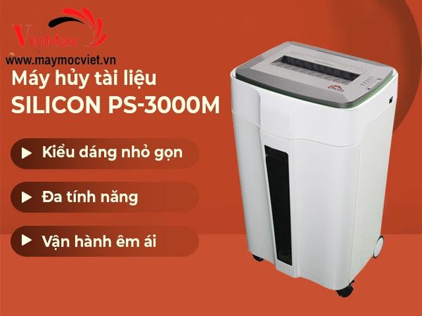 Máy Hủy Tài Liệu Silicon PS-3000M