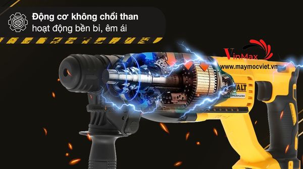 Máy khoan bê tông pin Dewalt DCH133N-KR 18V (không kèm pin, sạc)