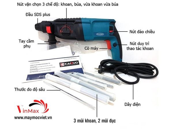 Máy khoan búa Classic CLA 5826