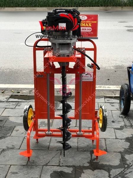 Máy khoan đất khung giá đỡ 7HP Kawasaki KW196