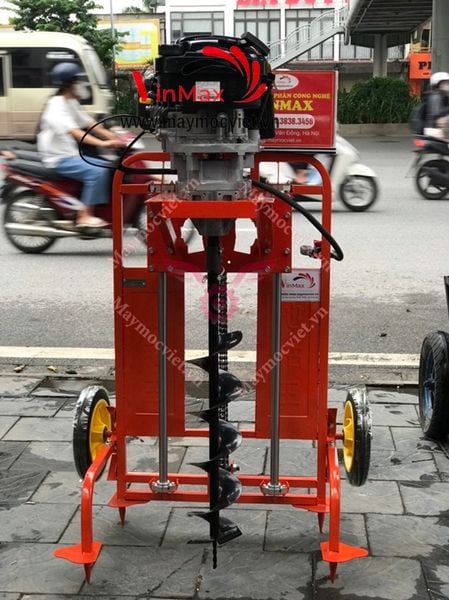 Máy khoan đất khung giá đỡ 7HP Kawasaki KW196