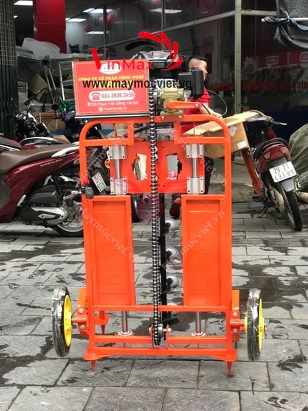 Máy khoan đất khung giá đỡ 7HP Kawasaki KW196
