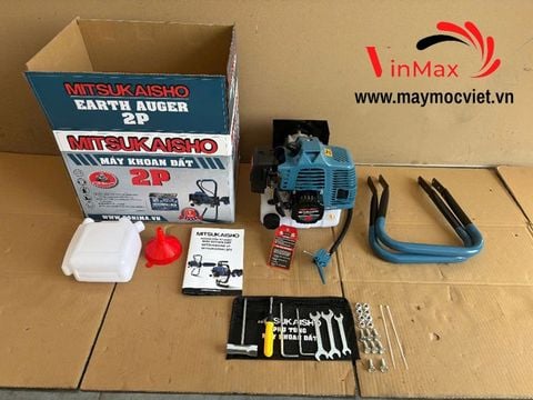 Máy khoan đất Mitsukaisho 2P 1.8kW Xanh-đen 2 thì