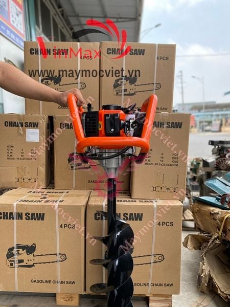 Máy khoan đất, đào hố Patelo ED520C tặng kèm mũi 150