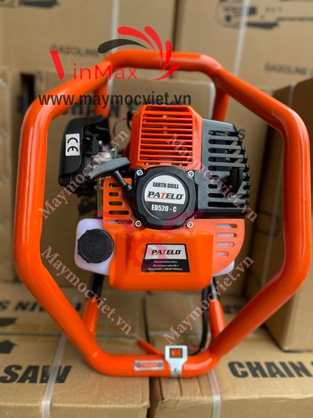 Máy khoan đất, đào hố Patelo ED520C tặng kèm mũi 150