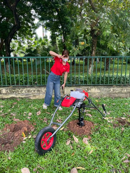 Máy khoan đất đẩy tay Turbo TBK68