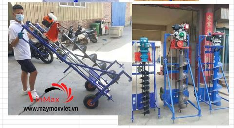 Máy khoan đất công nghiệp chôn cọc năng lượng mặt trời Kawasaki VMK200