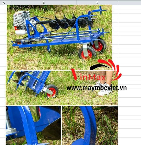 Máy khoan đất công nghiệp chôn cọc năng lượng mặt trời Kawasaki VMK200