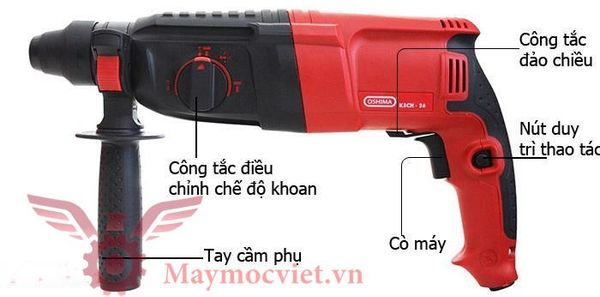 Khoan đục 3 chức năng Oshima K3CN26