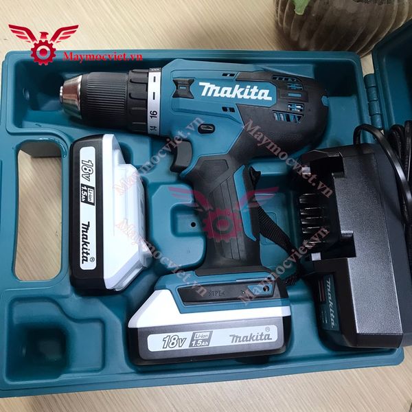 Máy Khoan búa, vặn vít dùng pin Makita HP488DWE