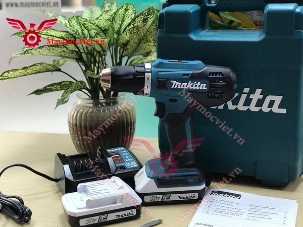 Máy Khoan búa, vặn vít dùng pin Makita HP488DWE