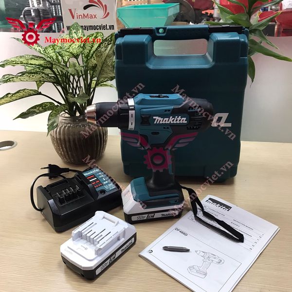 Máy Khoan búa, vặn vít dùng pin Makita HP488DWE
