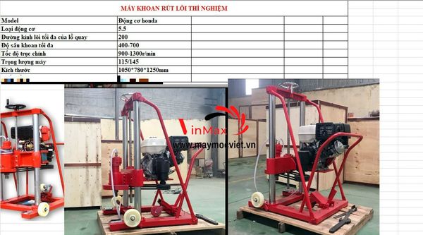 Máy khoan rút lõi bê tông VMK15