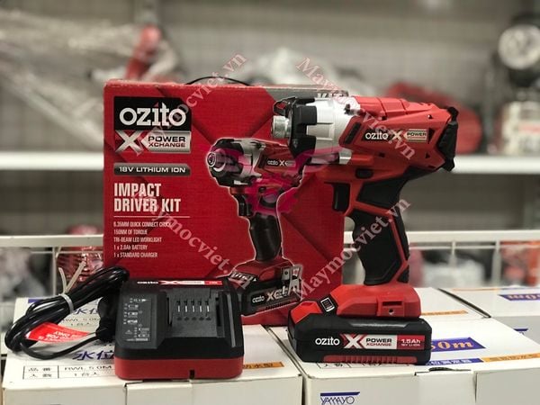 Máy bắt vít 18V Ozito PXIDK200