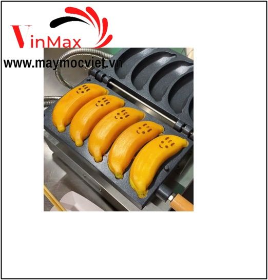 Máy làm bánh quả chuối  tạo hình cute khuôn 5 quả TURBO TBK5