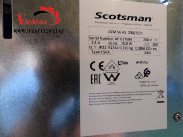 Máy làm đá viên Scotsman ACM 56AS