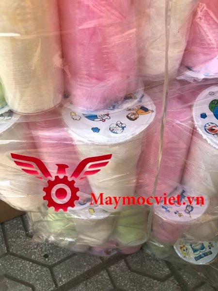 Máy làm kẹo bông di động dùng ắc quy, gas VM KG12