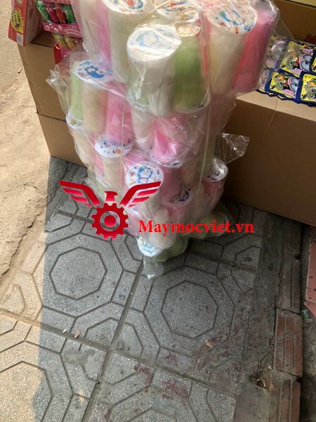 Máy làm kẹo bông di động dùng ắc quy, gas VM KG12