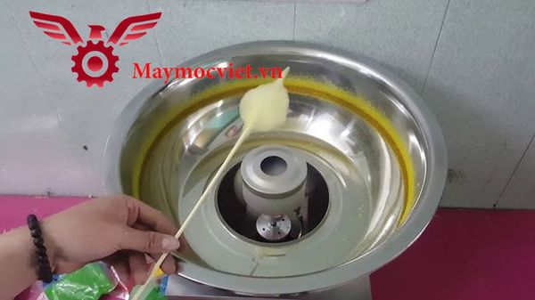 Máy làm kẹo bông di động dùng ắc quy, gas VM KG12