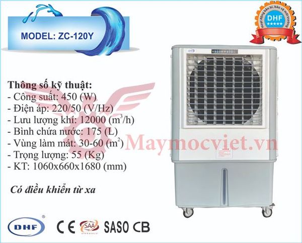 Máy làm mát không khí DHF ZC120Y (175 lít)
