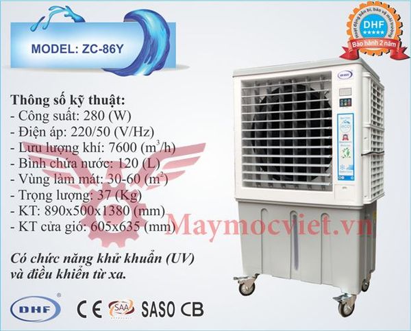 Máy làm mát không khí ZC86Y (120L)