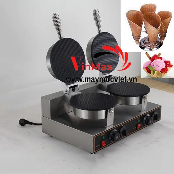 Máy Làm Vỏ Bánh Kem Ốc Quế Đôi VMO220