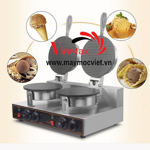 Máy Làm Vỏ Bánh Kem Ốc Quế Đôi VMO220
