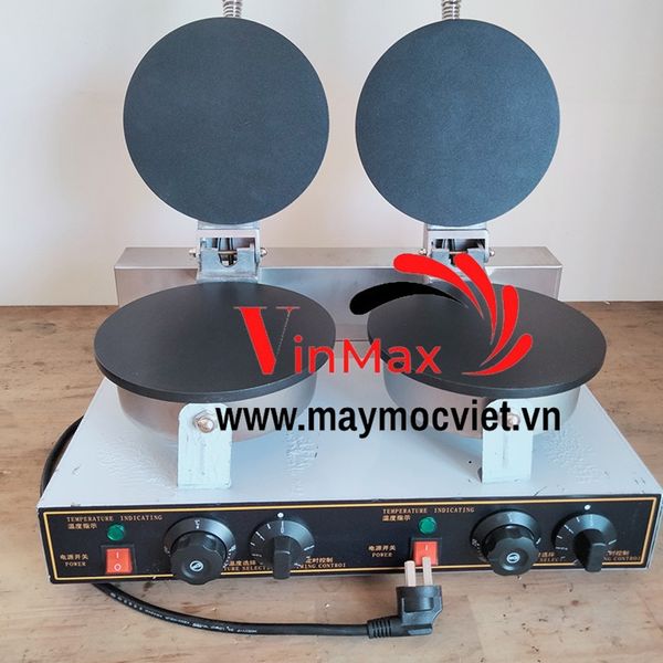 Máy Làm Vỏ Bánh Kem Ốc Quế Đôi VMO220